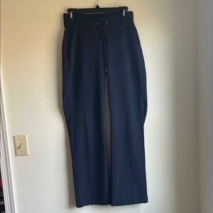 Athleta Deep Navy Boot-Cut Drawstring Pants